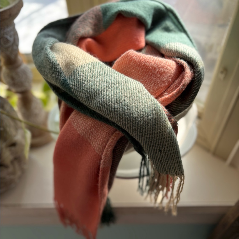 Colorblock classic Woven Scarf